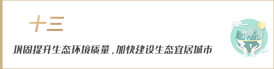 鞏固提升生態(tài)環(huán)境質(zhì)量，加快建設(shè)生態(tài)宜居城市
